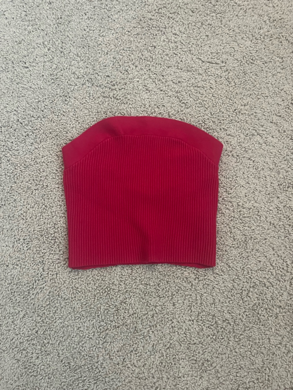 A&F Pink Rib Tube Top - Picture 2 of 4